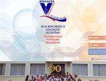 Tablet Screenshot of educacaovicentina.com.br